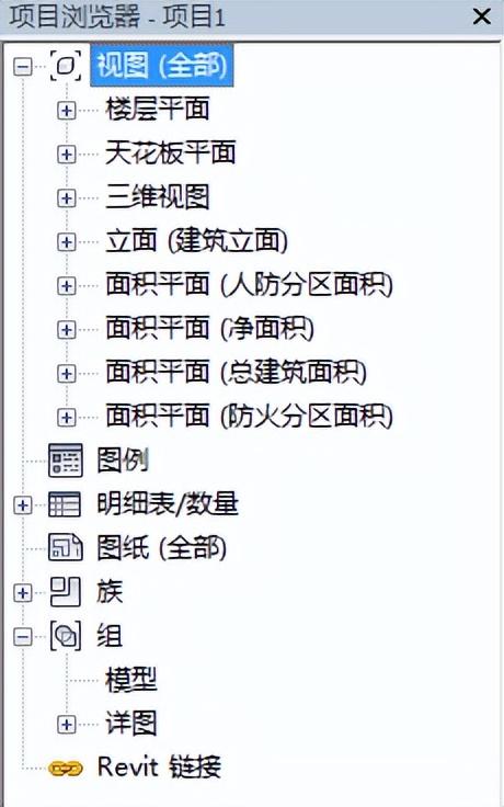 revit2018怎么調出項目瀏覽器，revit項目瀏覽器怎么打開？